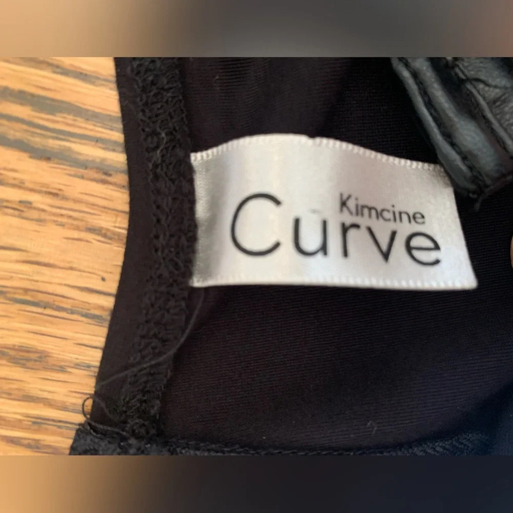 KimCine Curve Corset Jumpsuit, black, leather straps buckles goth size s/m - Picture 6 of 6